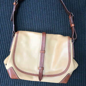 Francesco Biasia tan handbag; excellent condition